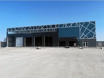 Magazzino struttura in acciaio con ufficio