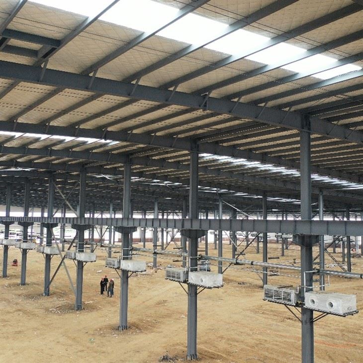 Magazzino di pannelli luminosi industriali prefabbricati a basso costo